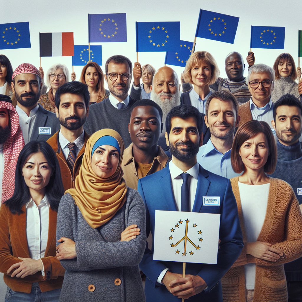 Protest Outside European Commission: Symbolic Demonstration in Brussels