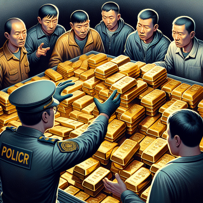 Chinese Nationals Arrested in East Texas with $250,000 Gold Bars: Money Laundering Investigation