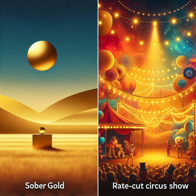 Sober Gold Vs The Rate-Cut Circus Show: Will Powell Cut Rates to Save America's Economy?