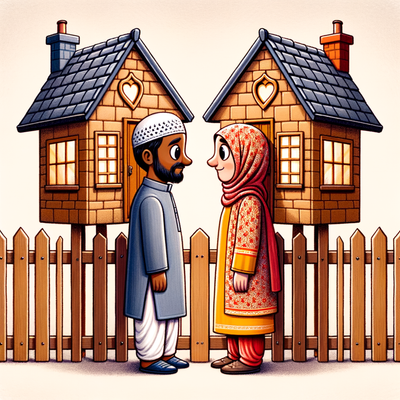 Perception of Neighbors Among Indian Hindus and Muslims: Survey Insights and Contrasting Views